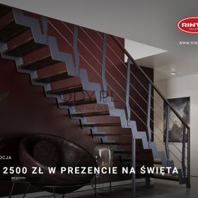 SCHODY RINTAL – PROMOCJA GRUDNIOWA - do 2500 ZŁ W PREZENCIE NA ŚWIĘTA