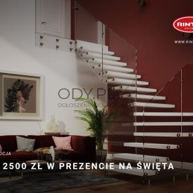 SCHODY RINTAL – PROMOCJA GRUDNIOWA - do 2500 ZŁ W PREZENCIE NA ŚWIĘTA