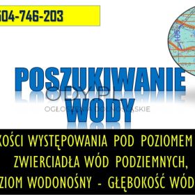 Głębokość do pierwszego nawierconego zwierciadła wody